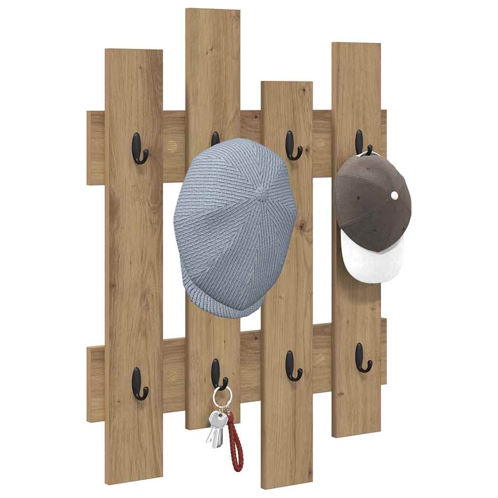 Vegghengt kleshenger Artisan Eik 60 x 3 x 82 cm Konstruert tre