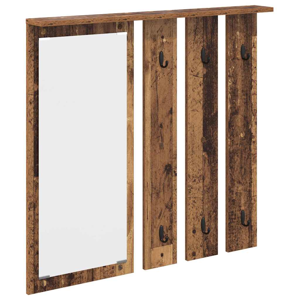 Vegghengt kleshenger Veggmontert Gammelt tre 84 x 10 x 80 cm