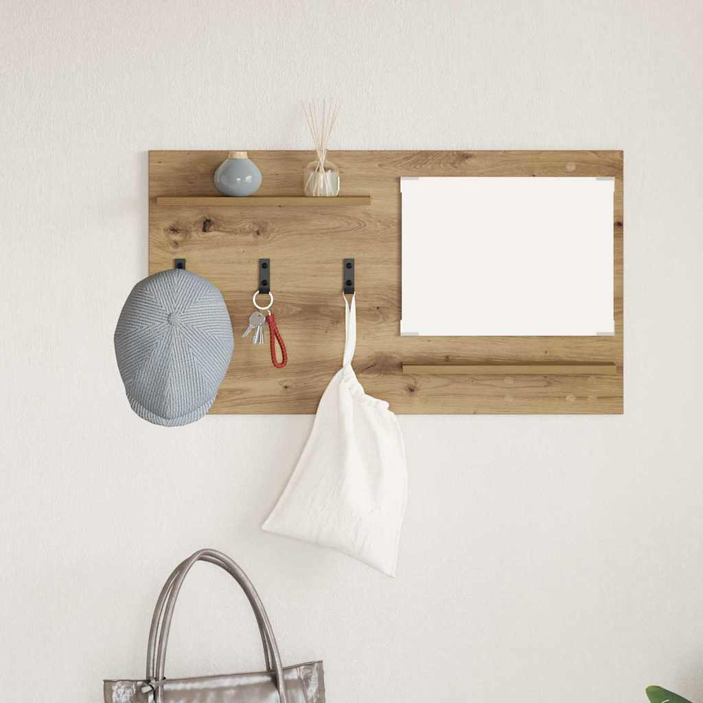 Vegghengt kleshenger Veggmontert Artisan Eik 90 x 10 x 50 cm