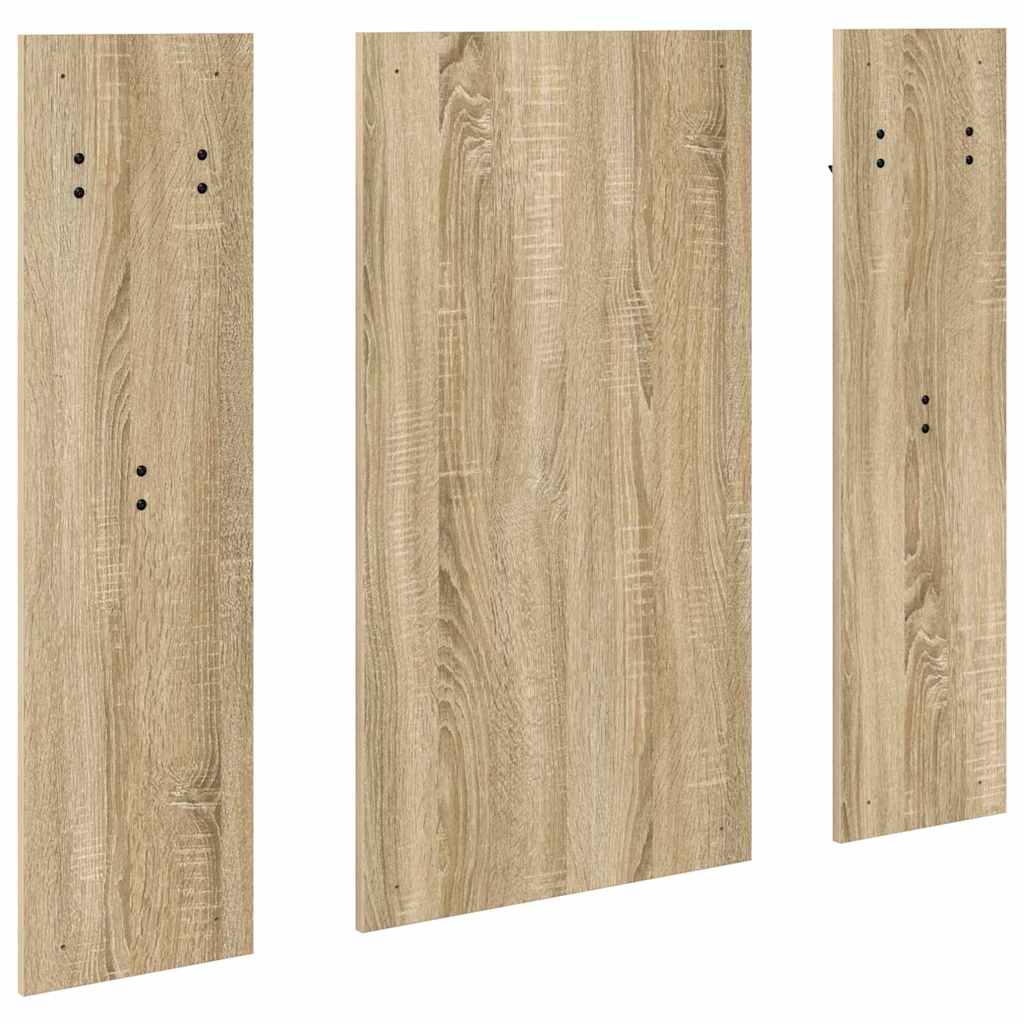 Vegghengt kleshenger Sonoma eik 96 x 1,5 x 90 cm Konstruert tre