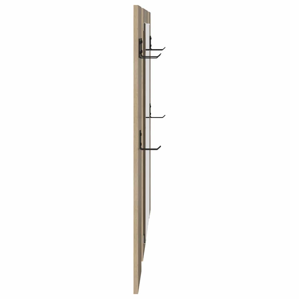 Vegghengt kleshenger Sonoma eik 96 x 1,5 x 90 cm Konstruert tre