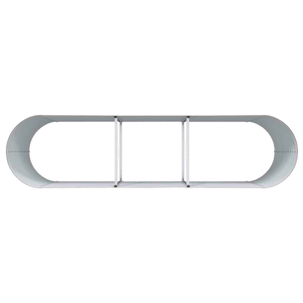Hevet bed Brun 320 x 80 x 81 cm Stål