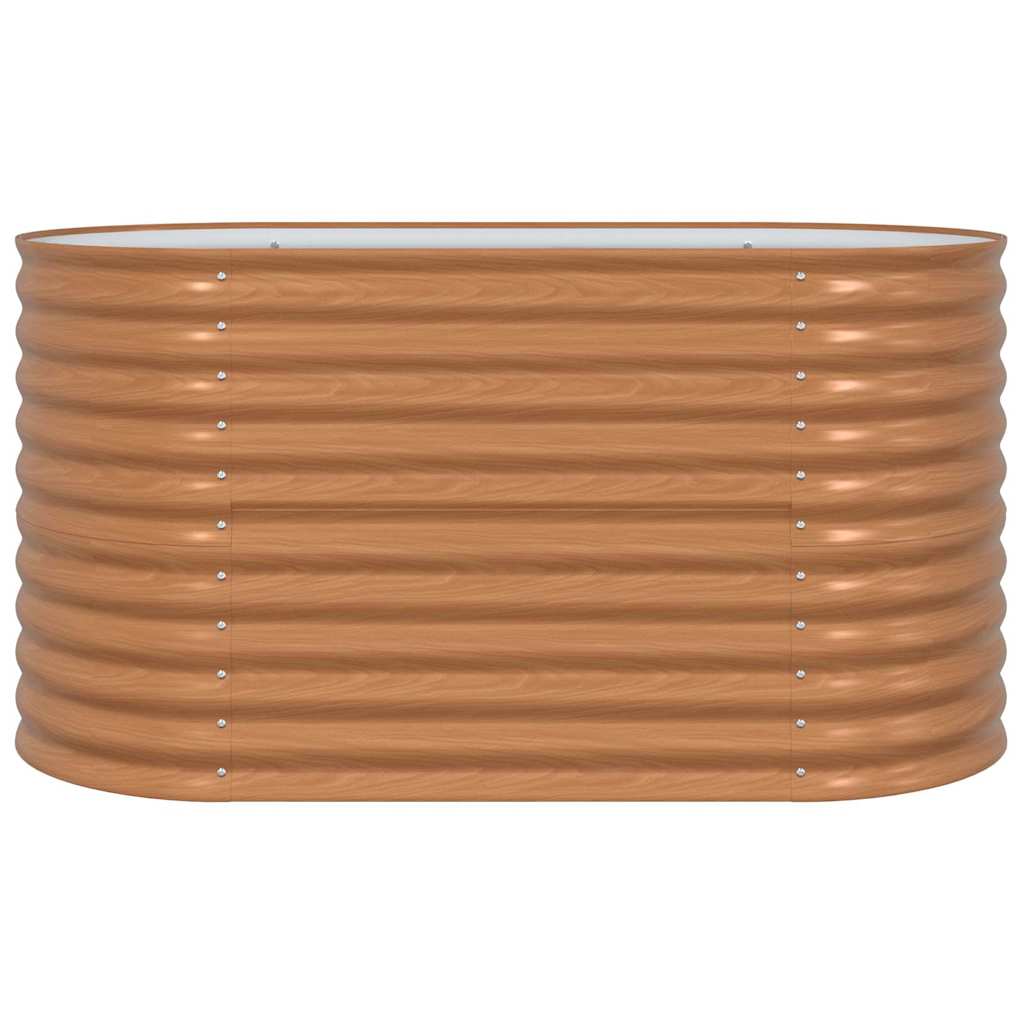 Hevet bed Brun 160 x 80 x 81 cm Stål