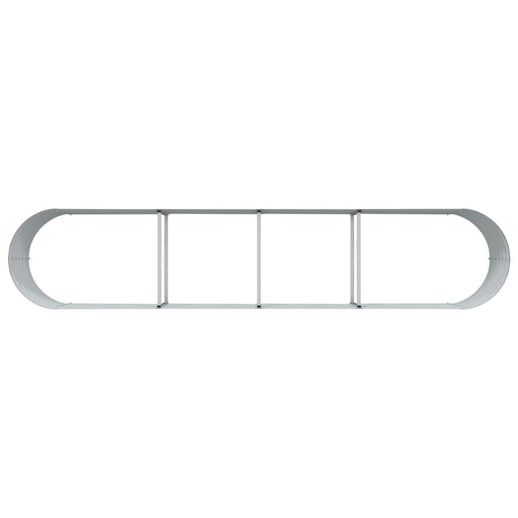 Hevet bed Brun 400 x 80 x 44 cm Stål