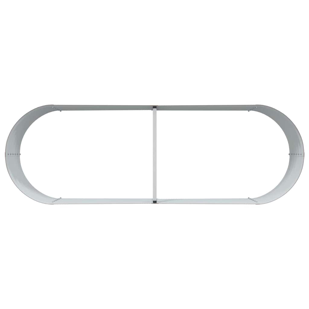 Hevet bed Brun 240 x 80 x 44 cm Stål