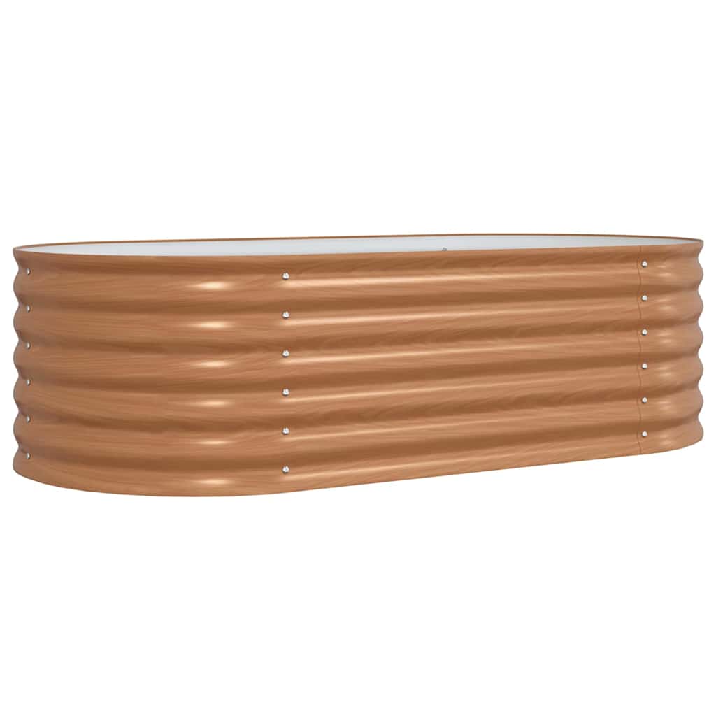 Hevet bed Brun 160 x 80 x 44 cm Stål