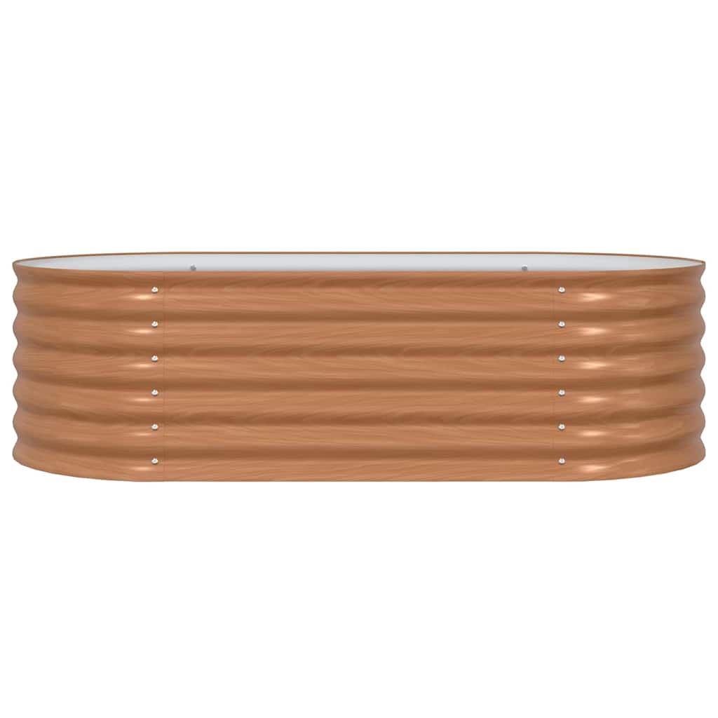 Hevet bed Brun 160 x 80 x 44 cm Stål