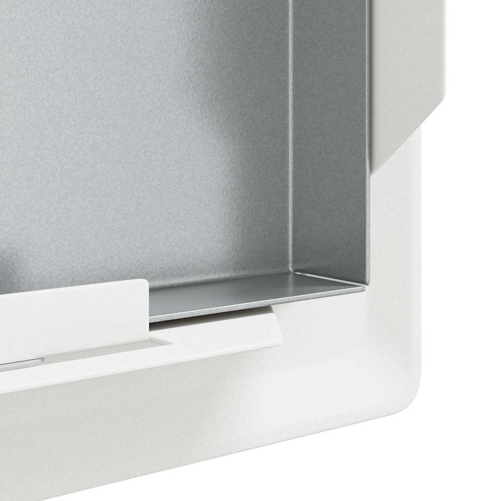 Tilgangspanel 2 pcs Hvit 23 x 23 x 3 cm Stål