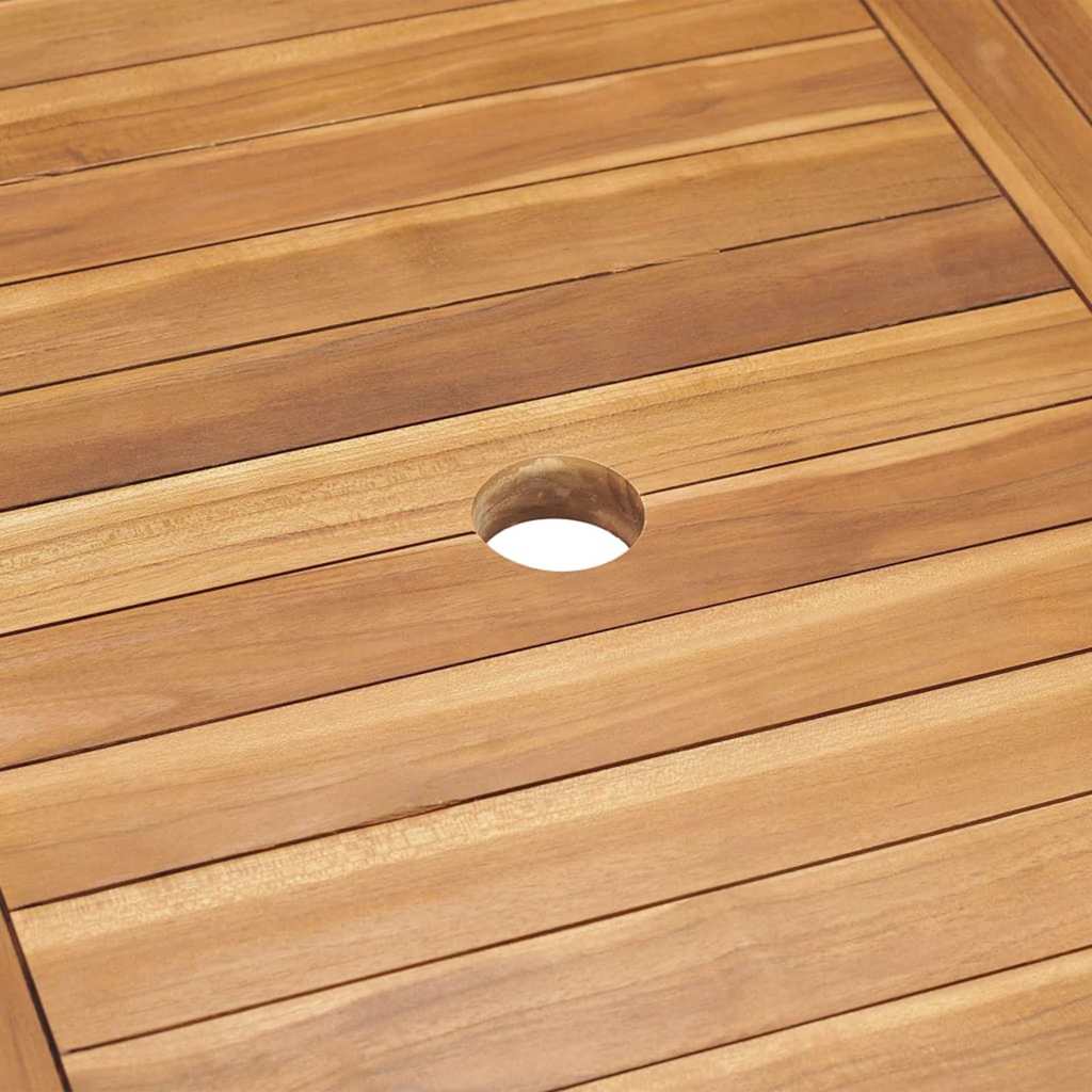 Hage Spisegruppe 7 pcs Naturlig Solid akasietre