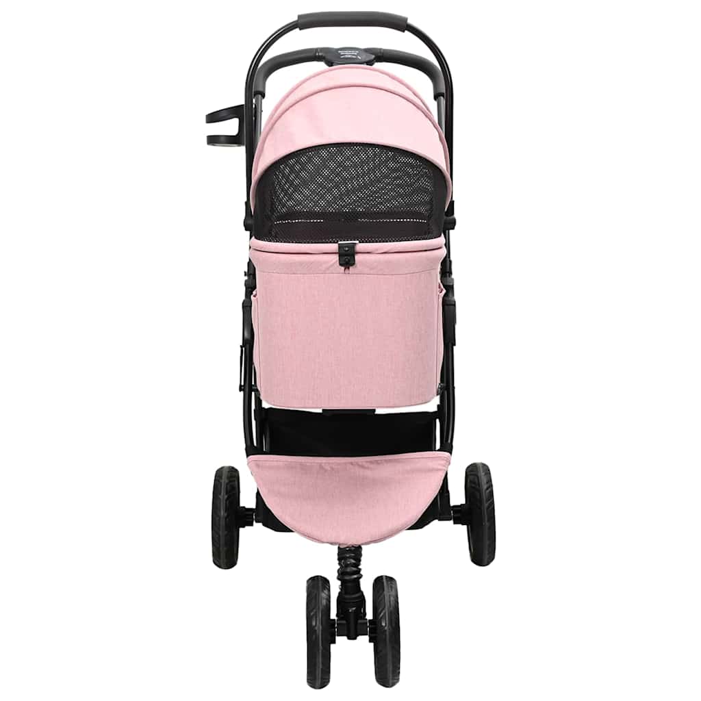 Sammenleggbar kjæledyrvogn Rosa 78 x 54 x 101 cm Polyester