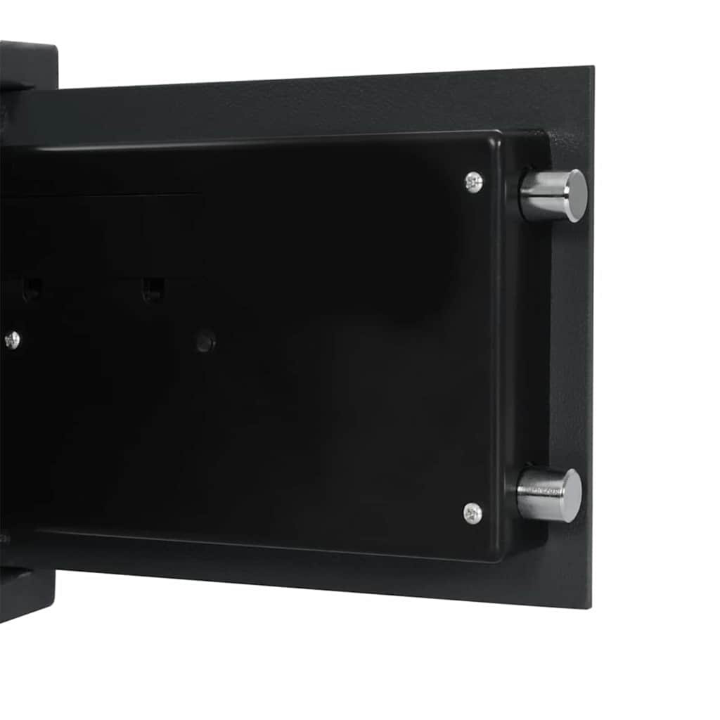 Digital safe med lås Mørke grå 35 x 25 x 25 cm Stål