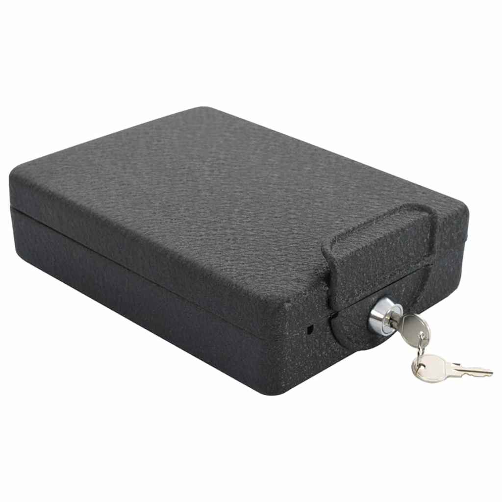 Bil Safe med lås Svart 22 x 16 x 7 cm Stål