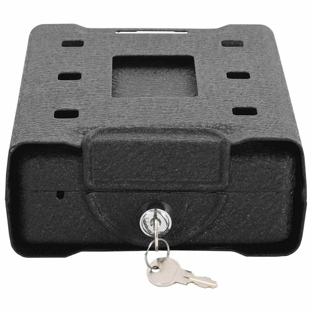 Bil Safe med lås Svart 22 x 16 x 7 cm Stål