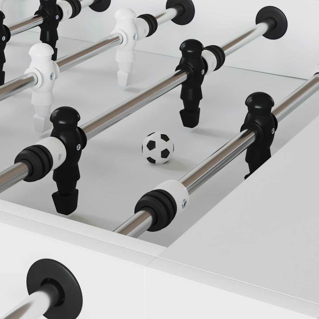 Bordfotballer 12 pcs Hvit 3,6 x 3,6 cm Polypropen