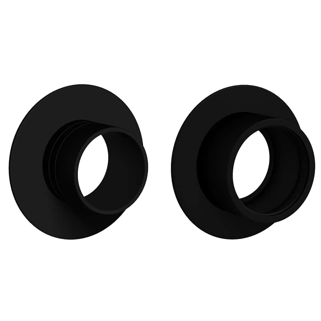 Fosseball Bord Stoppere 10 pcs Svart 3 x 3 x 1,4 cm HIPS
