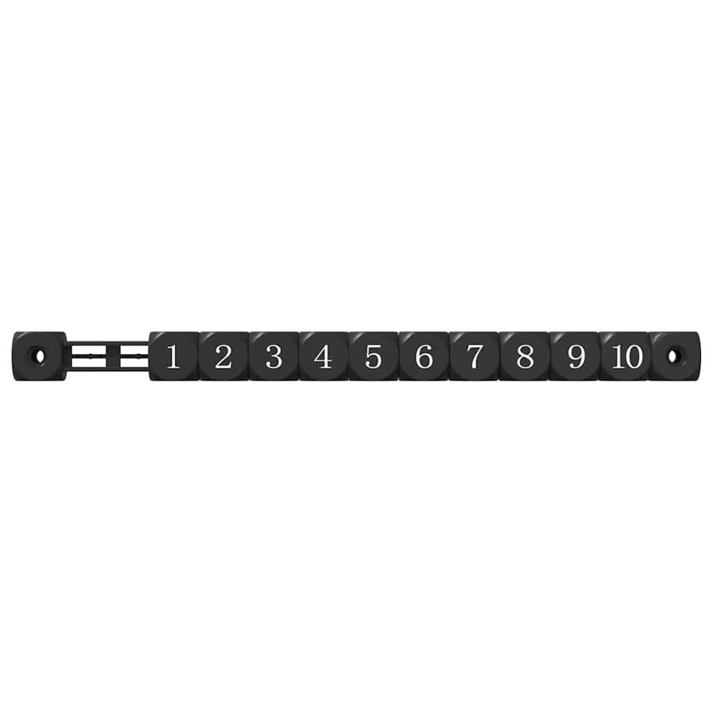 Bordfotballtellere 2 pcs Svart 30 x 2,2 x 2,9 cm HIPS