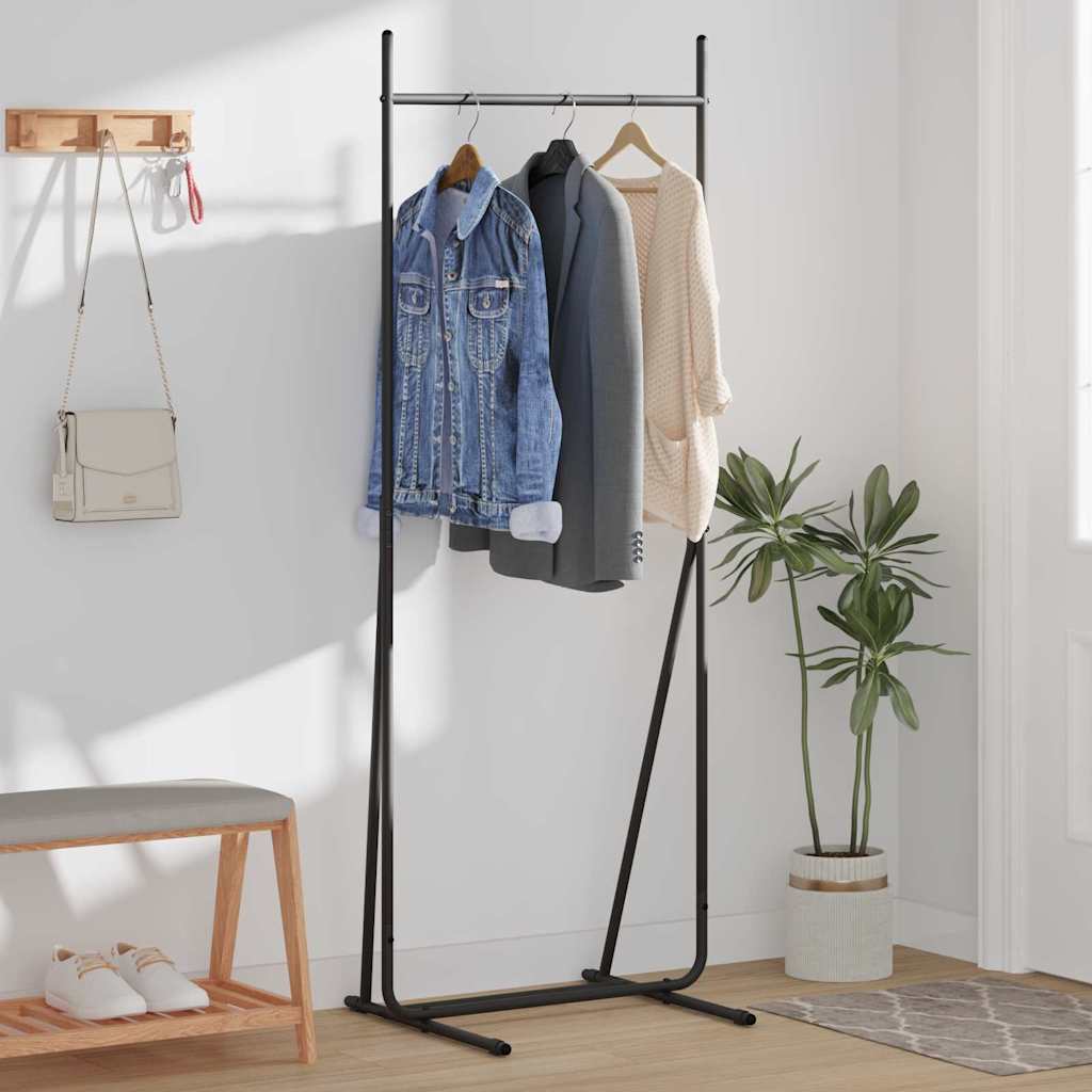 Klesstativ Svart 62 x 48 x 158 cm Stål