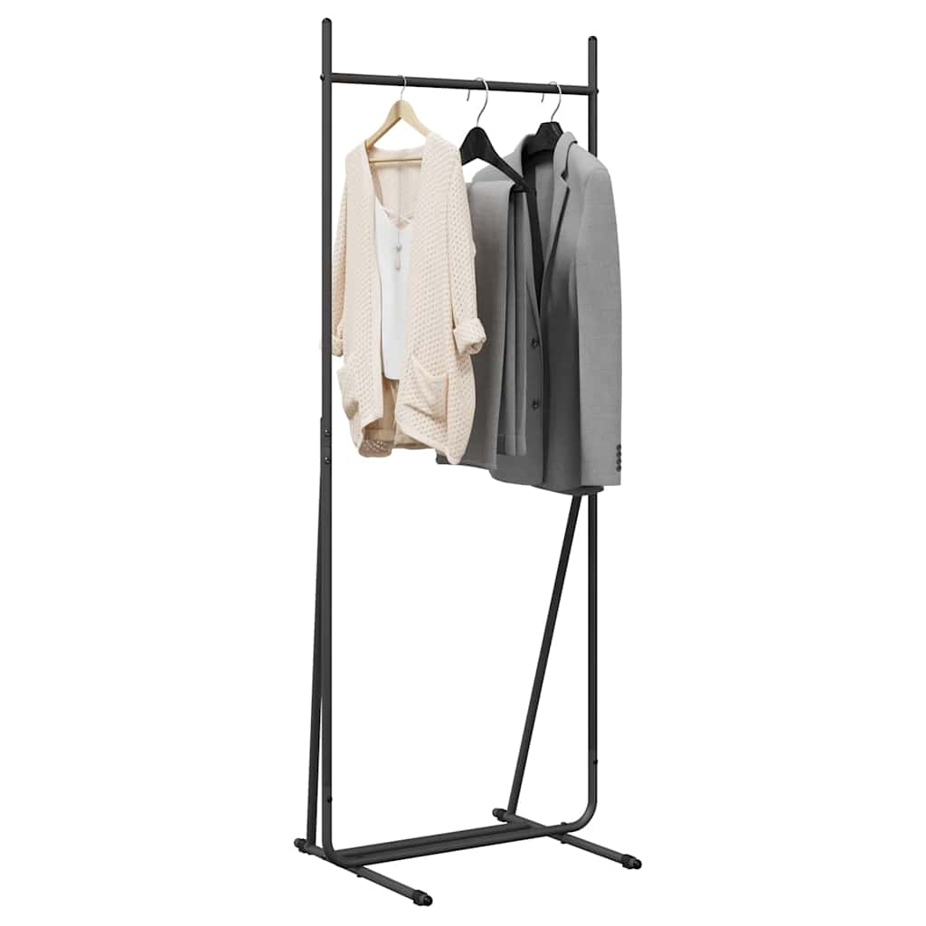 Klesstativ Svart 62 x 48 x 158 cm Stål