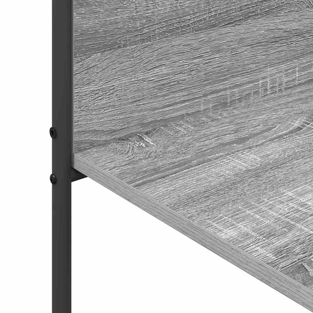 Klesstativ med hylle Grå 120 x 44 x 160 cm Konstruert tre