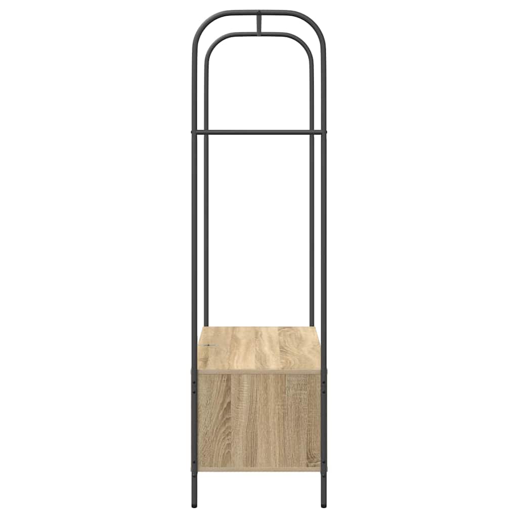Klesstativ Brun Eik 100 x 44 x 160 cm Konstruert tre