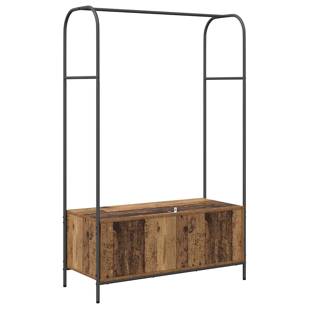 Klesstativ Brun Eik 100 x 44 x 160 cm Konstruert tre