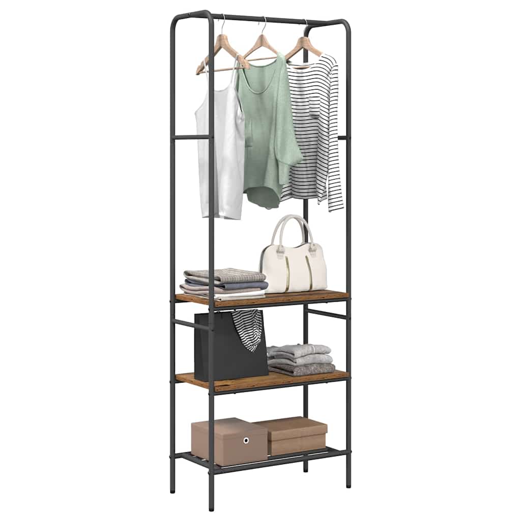Klesstativ Gammelt tre 60 x 30 x 171 cm Konstruert tre
