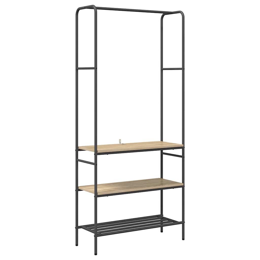 Klesstativ Sonoma eik 77 x 30 x 171 cm Konstruert tre