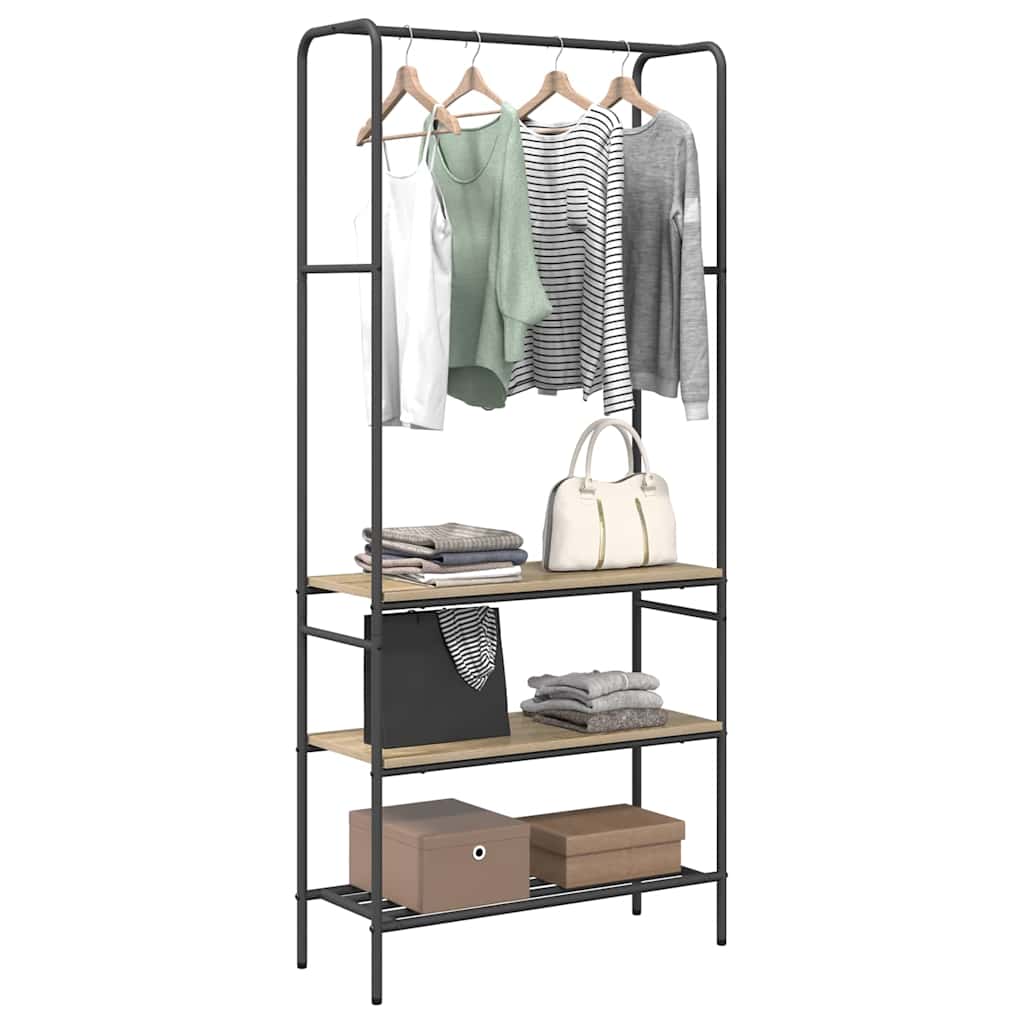Klesstativ Sonoma eik 77 x 30 x 171 cm Konstruert tre