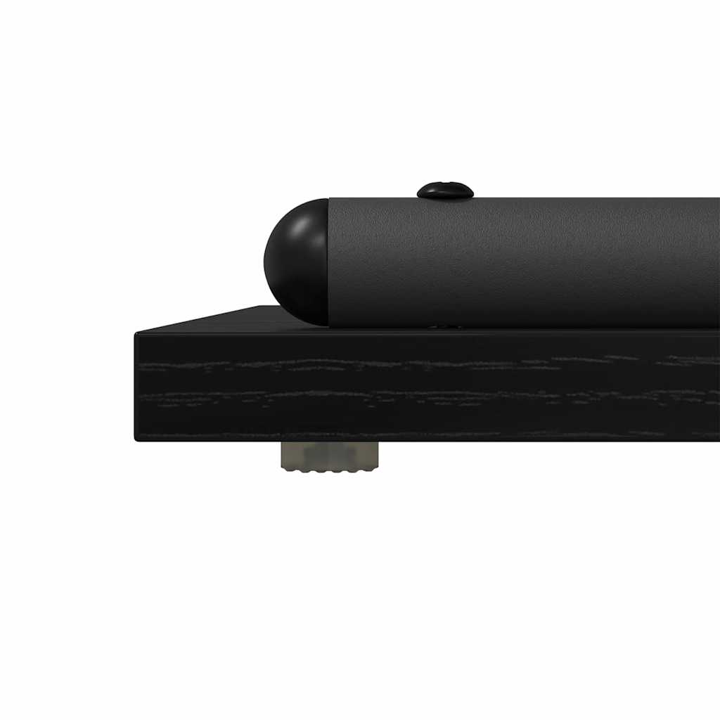 Konsollbord Svart Eik 101 x 35 x 80,5 cm Konstruert tre