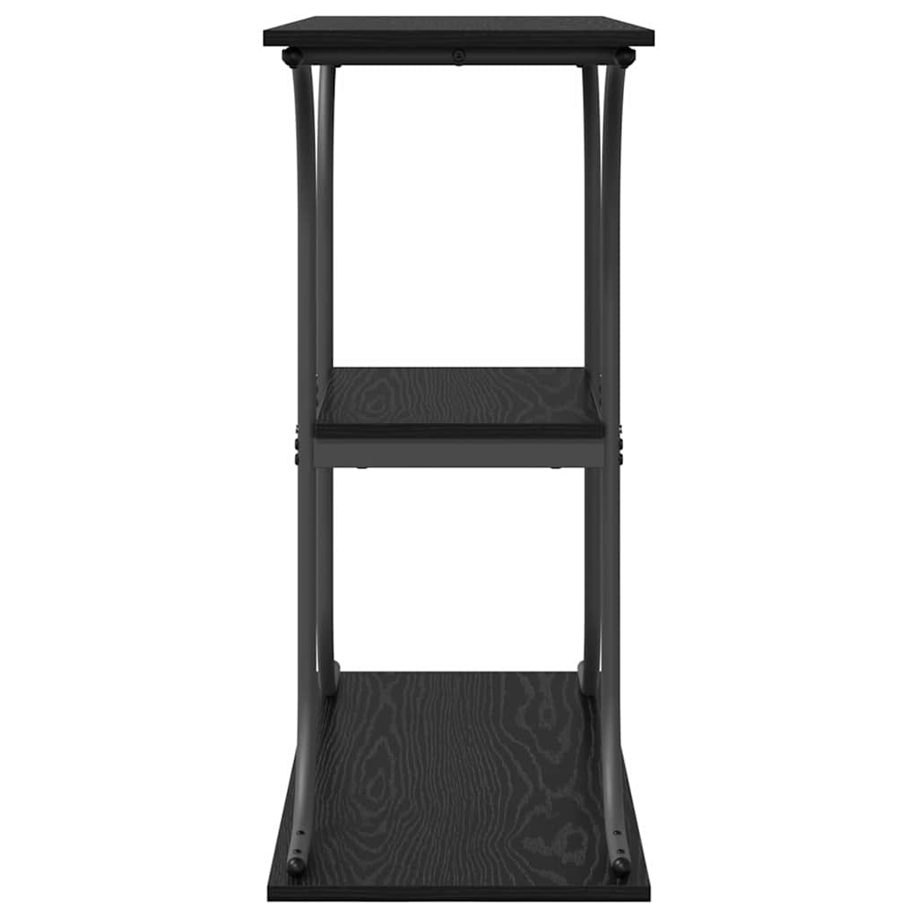 Konsollbord Svart Eik 101 x 35 x 80,5 cm Konstruert tre