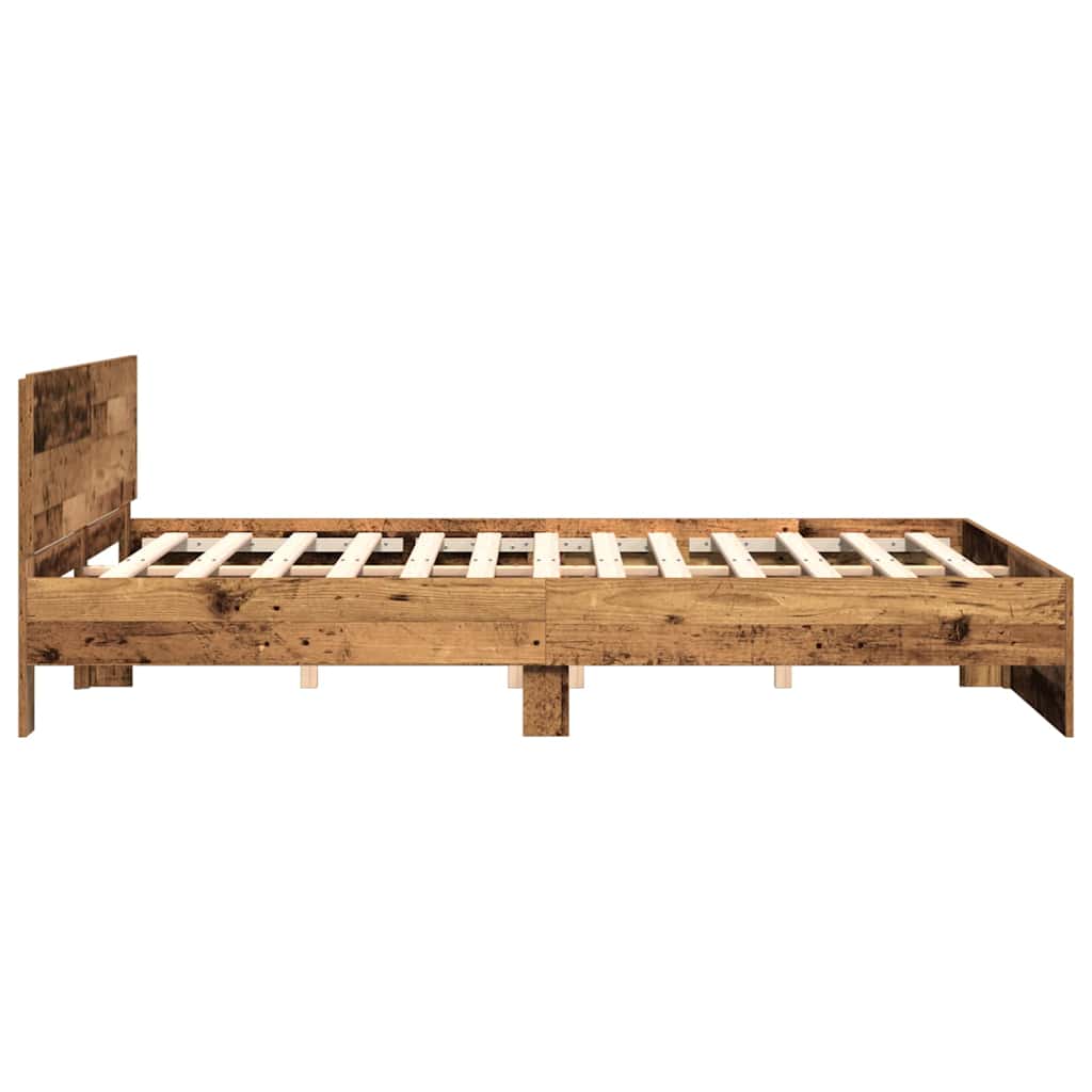 Sengestamme Gammelt tre 203 x 185 x 70 cm Konstruert tre