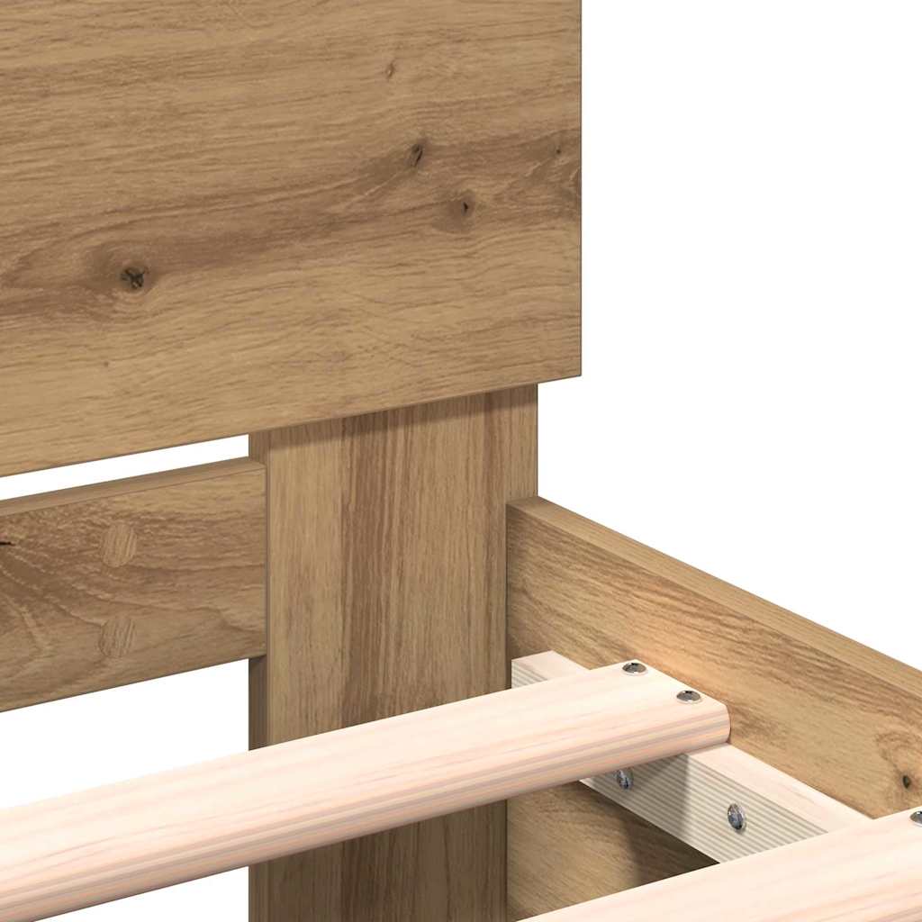 Sengestamme Artisan Eik 203 x 185 x 70 cm Konstruert tre