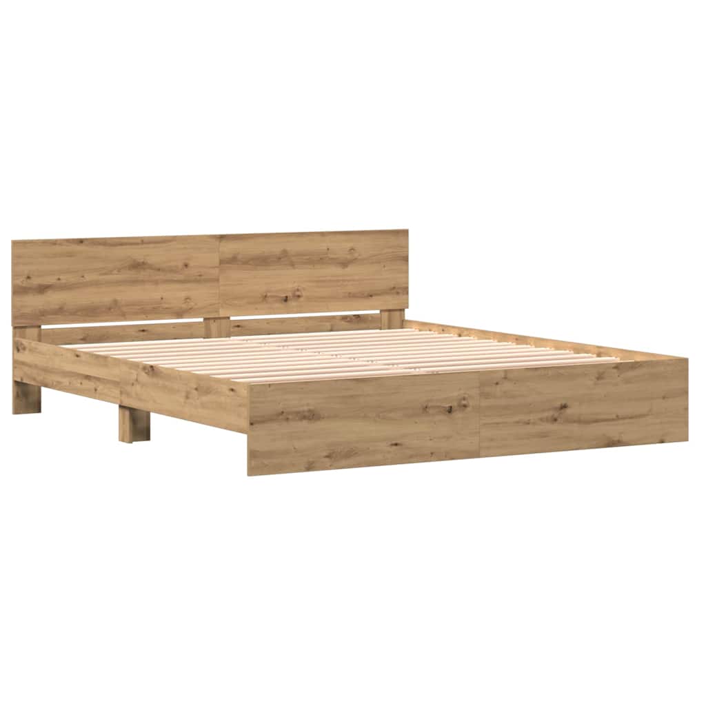 Sengestamme Artisan Eik 203 x 185 x 70 cm Konstruert tre
