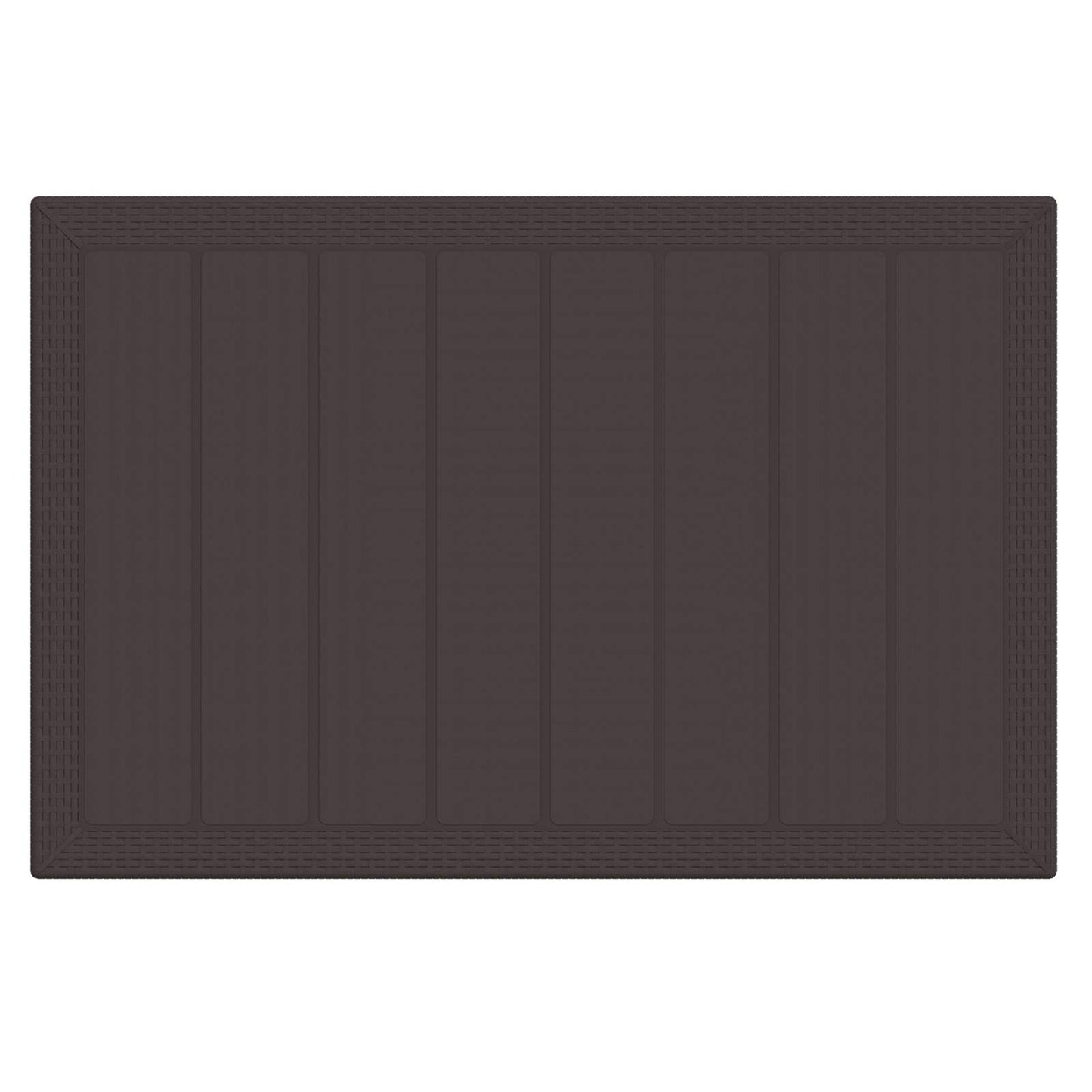 Hage Spisegruppe 7 pcs Brun Polt rattan