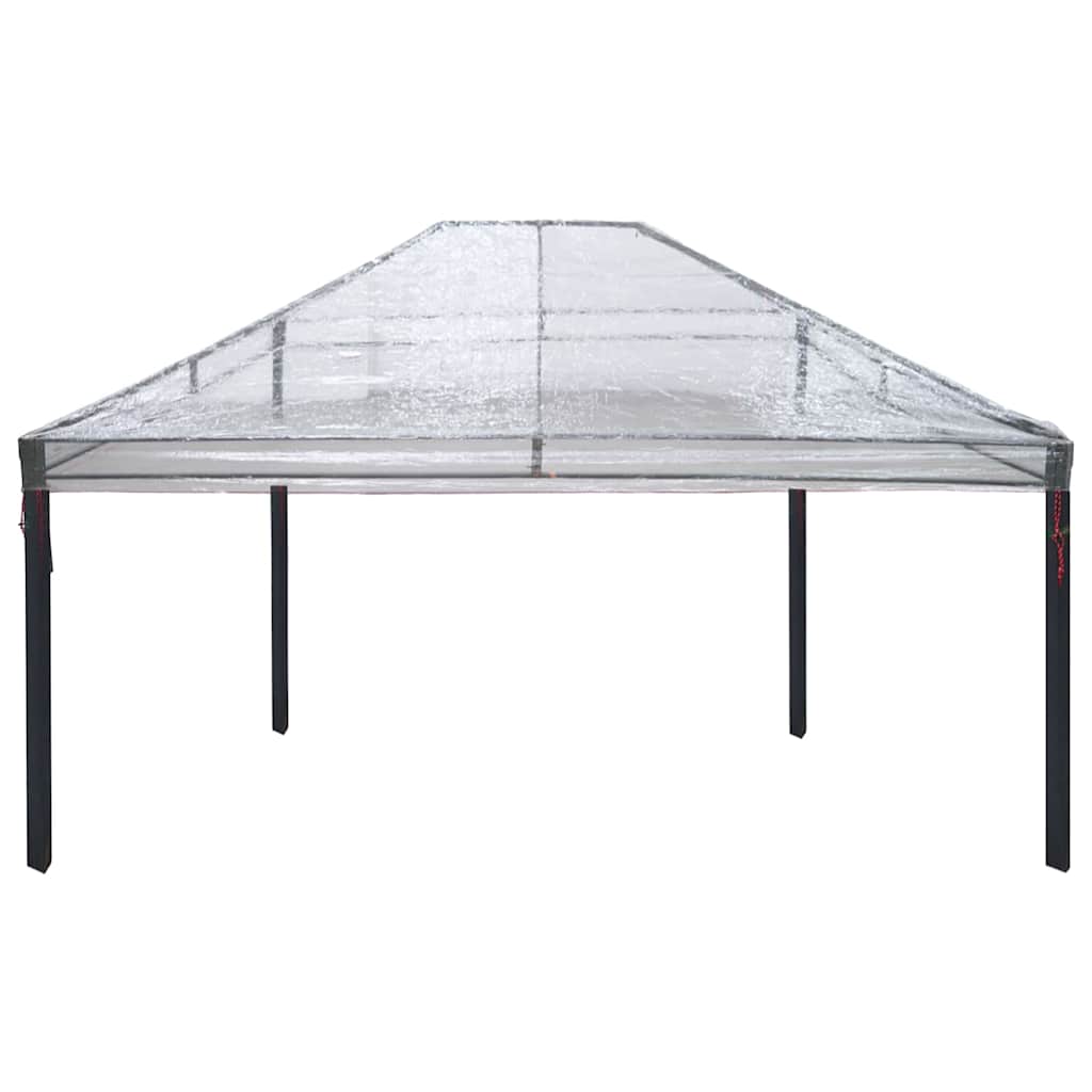 Hagepaviljongdeksel erstatning Gjennomsiktig 400 x 300 x 32 cm