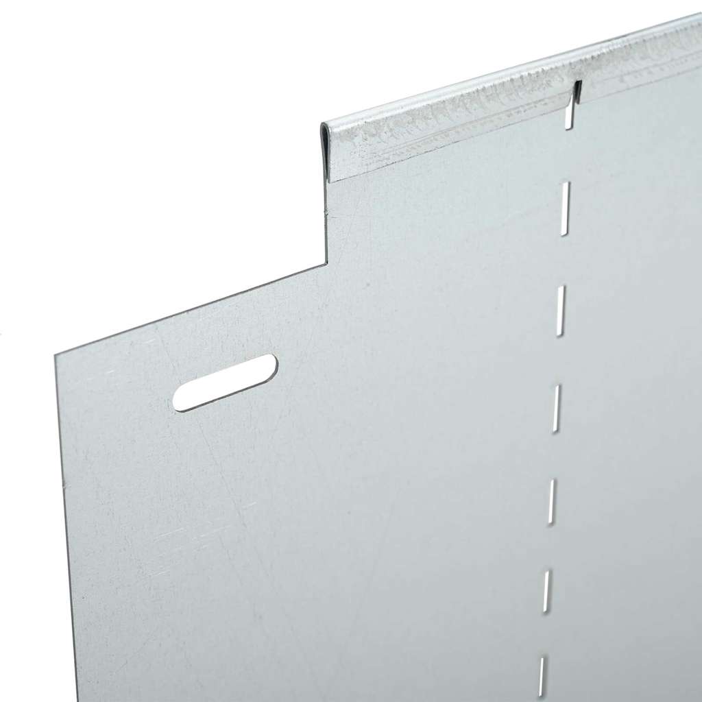 Plenkanter 5 pcs sølv 100 x 25 x 0,07 cm Galvanisert Stål