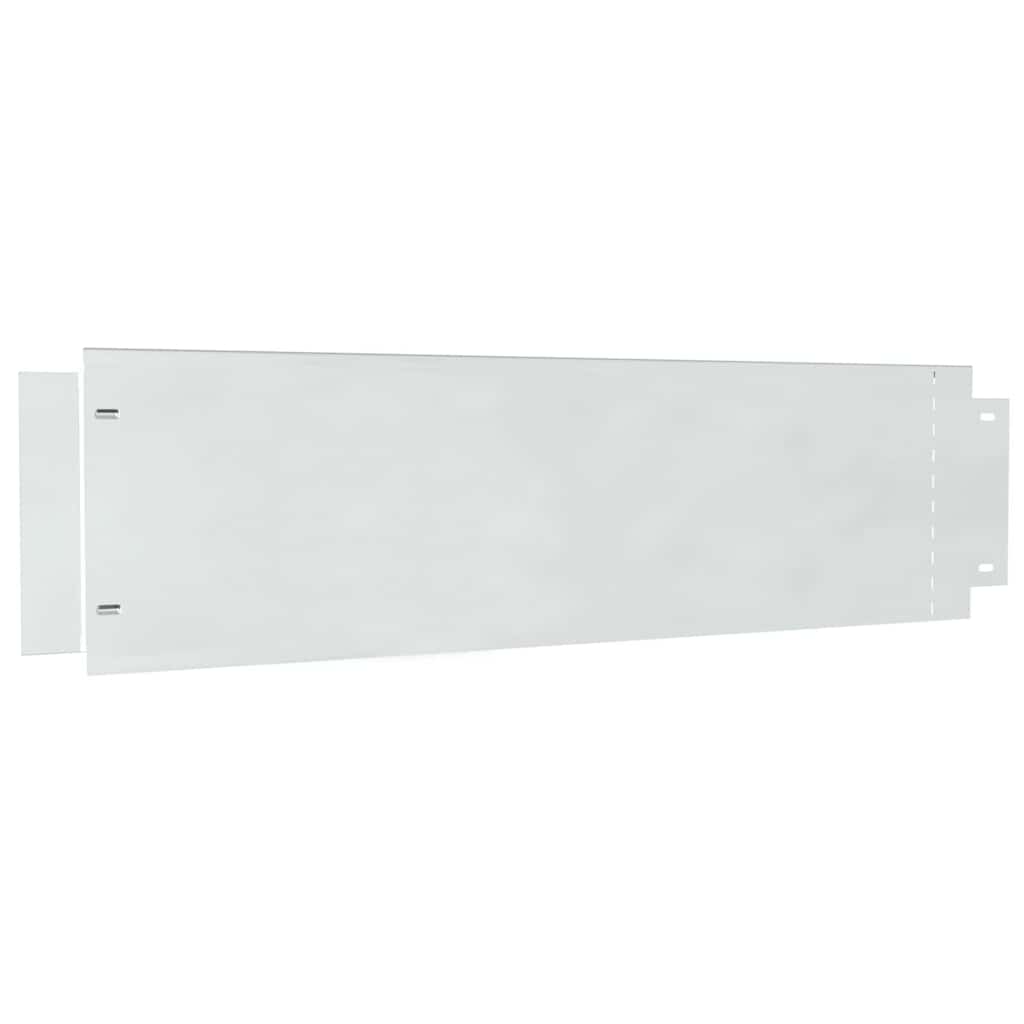 Plenkanter 5 pcs sølv 100 x 25 x 0,07 cm Galvanisert Stål