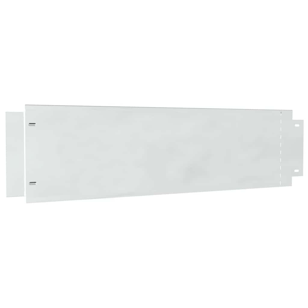 Plenkanter 10 pcs sølv 100 x 25 x 0,07 cm Galvanisert Stål
