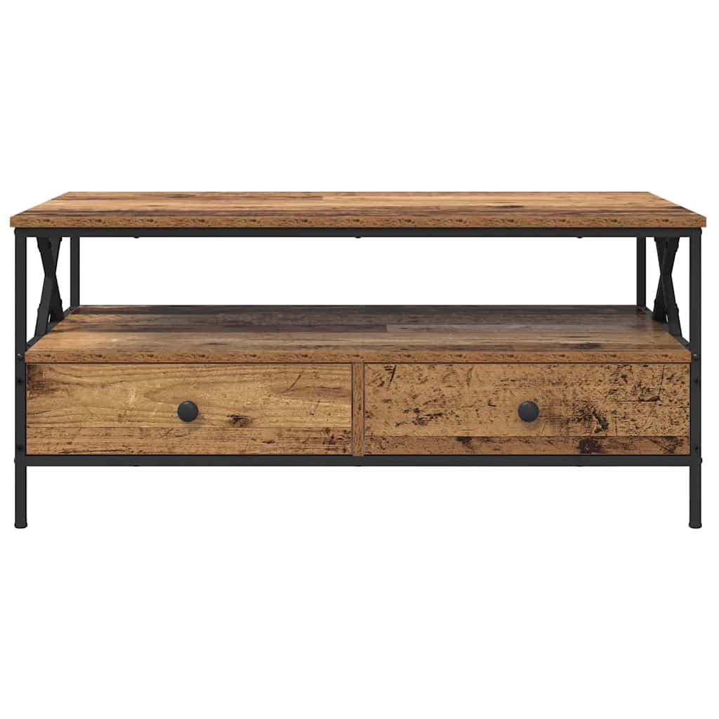 Kaffebord Gammelt tre 100 x 51 x 45 cm Konstruert tre