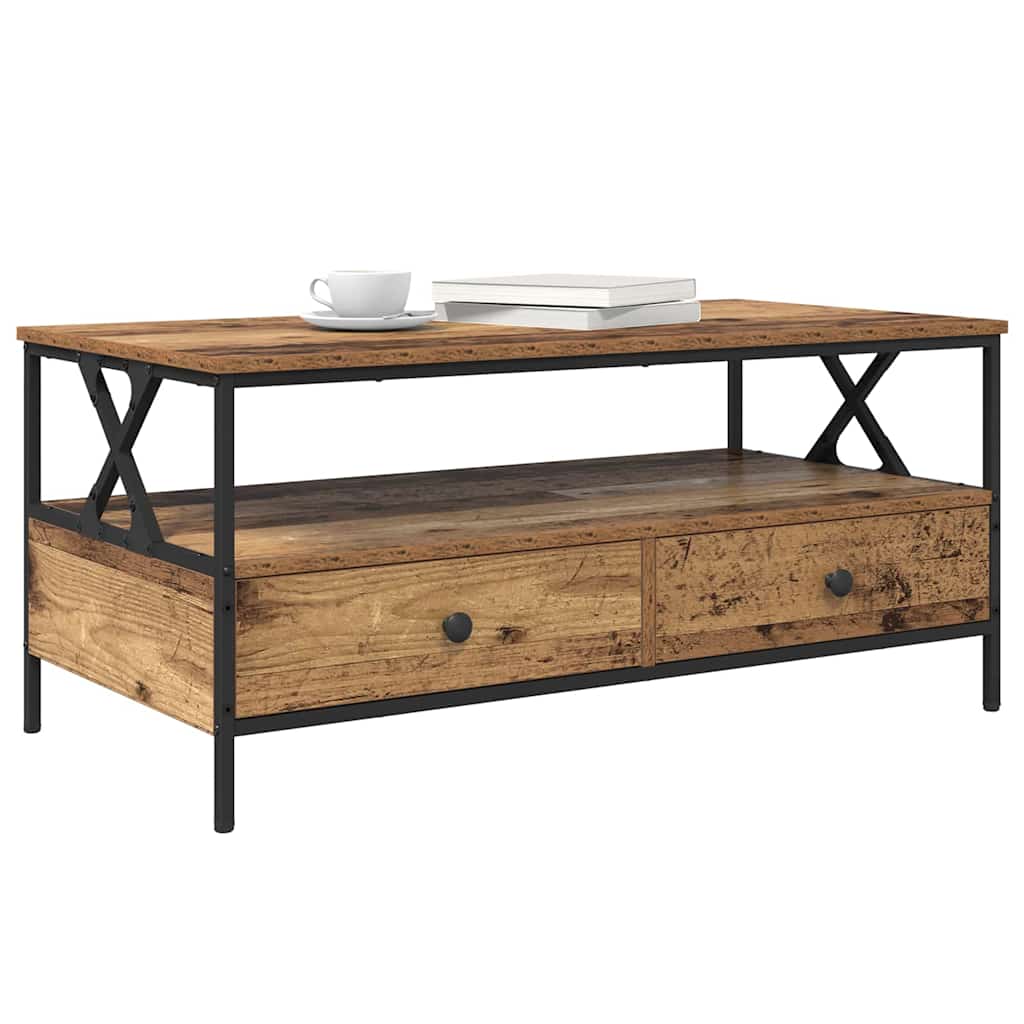 Kaffebord Gammelt tre 100 x 51 x 45 cm Konstruert tre