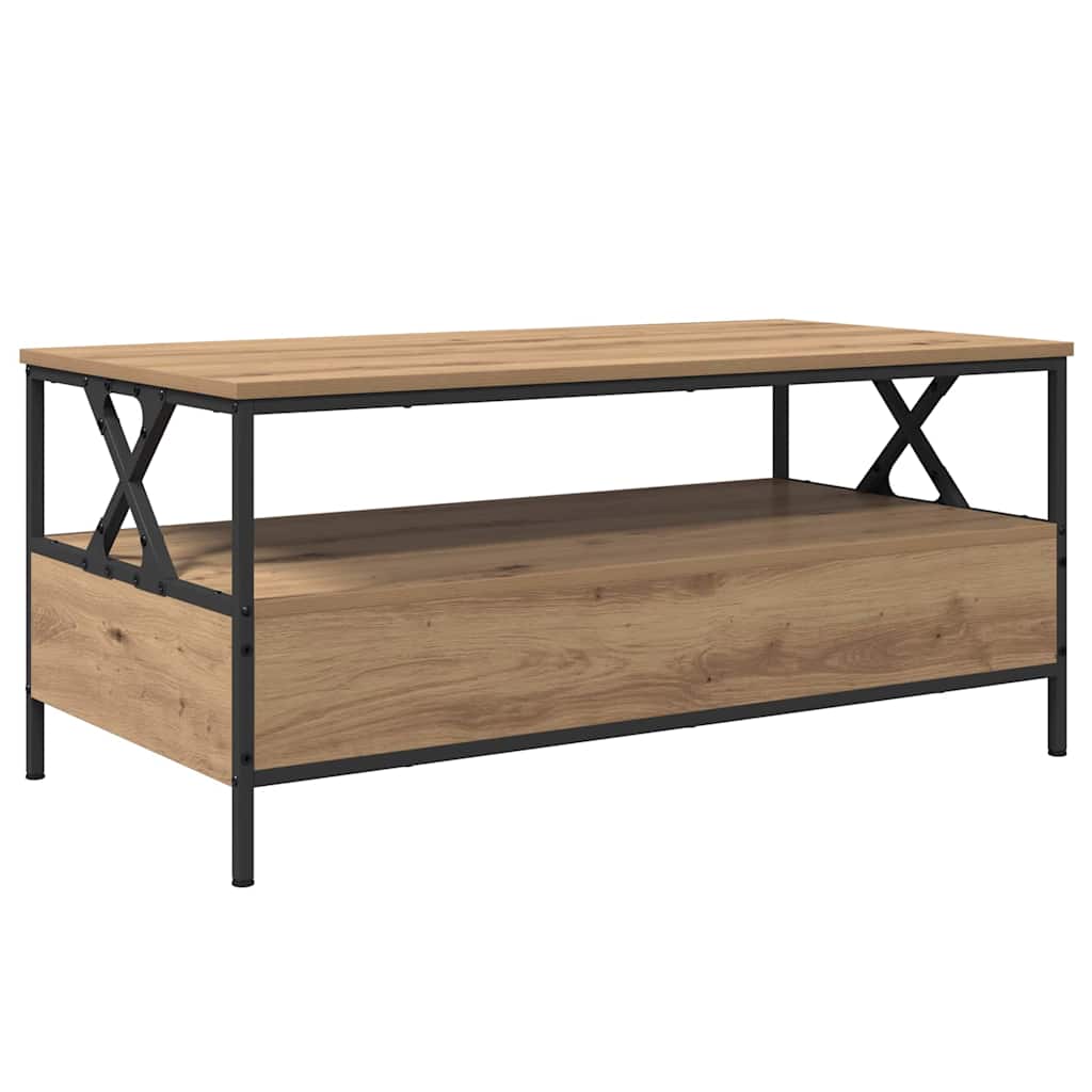 Kaffebord artisan eik 100 x 51 x 45 cm Konstruert tre