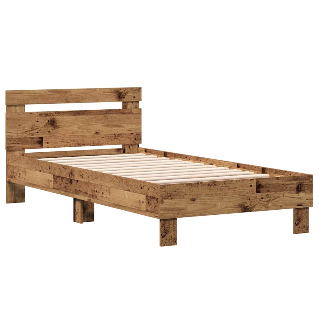 Sengestamme Gammelt tre 193 x 95 x 88 cm Konstruert tre