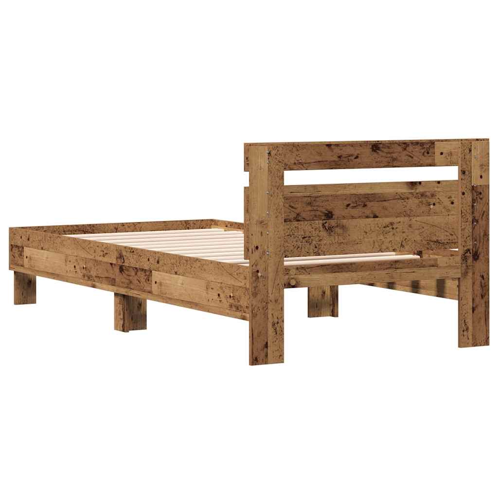 Sengestamme Gammelt tre 193 x 95 x 88 cm Konstruert tre