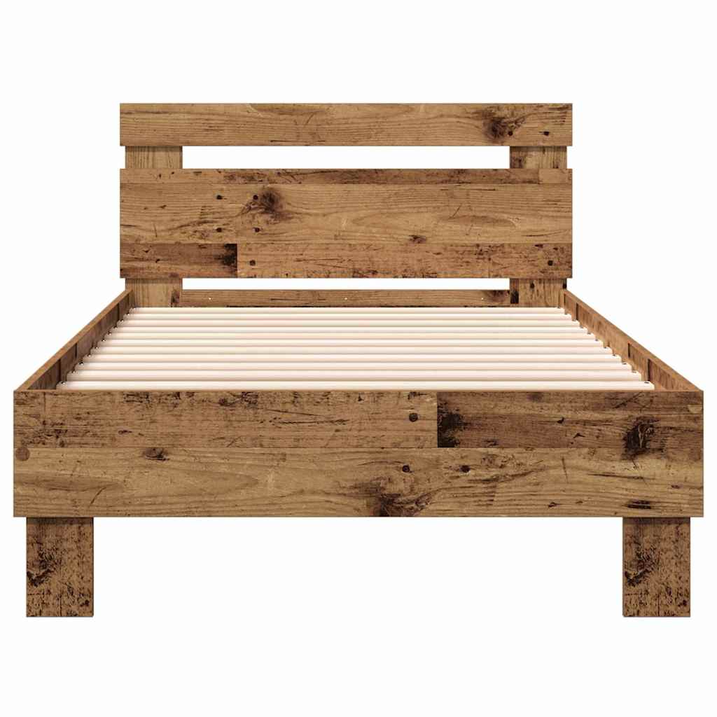 Sengestamme Gammelt tre 193 x 95 x 88 cm Konstruert tre