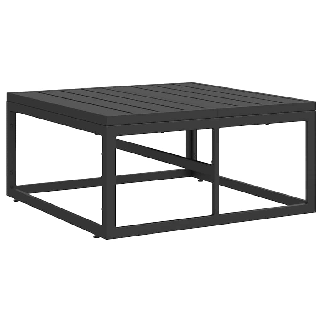 Hagesofa Set 3 pcs Svart Metall