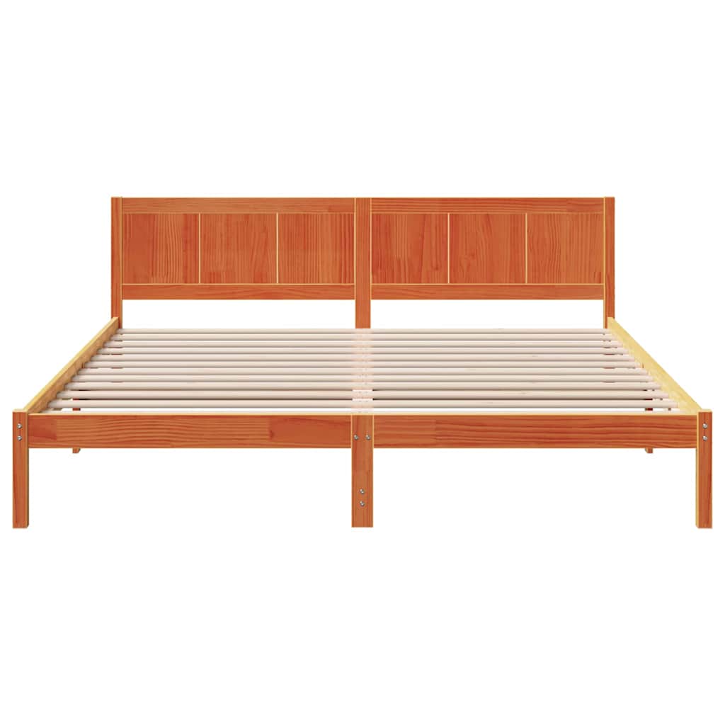 Sengestamme Brun 180 x 200 cm Massivt furutre