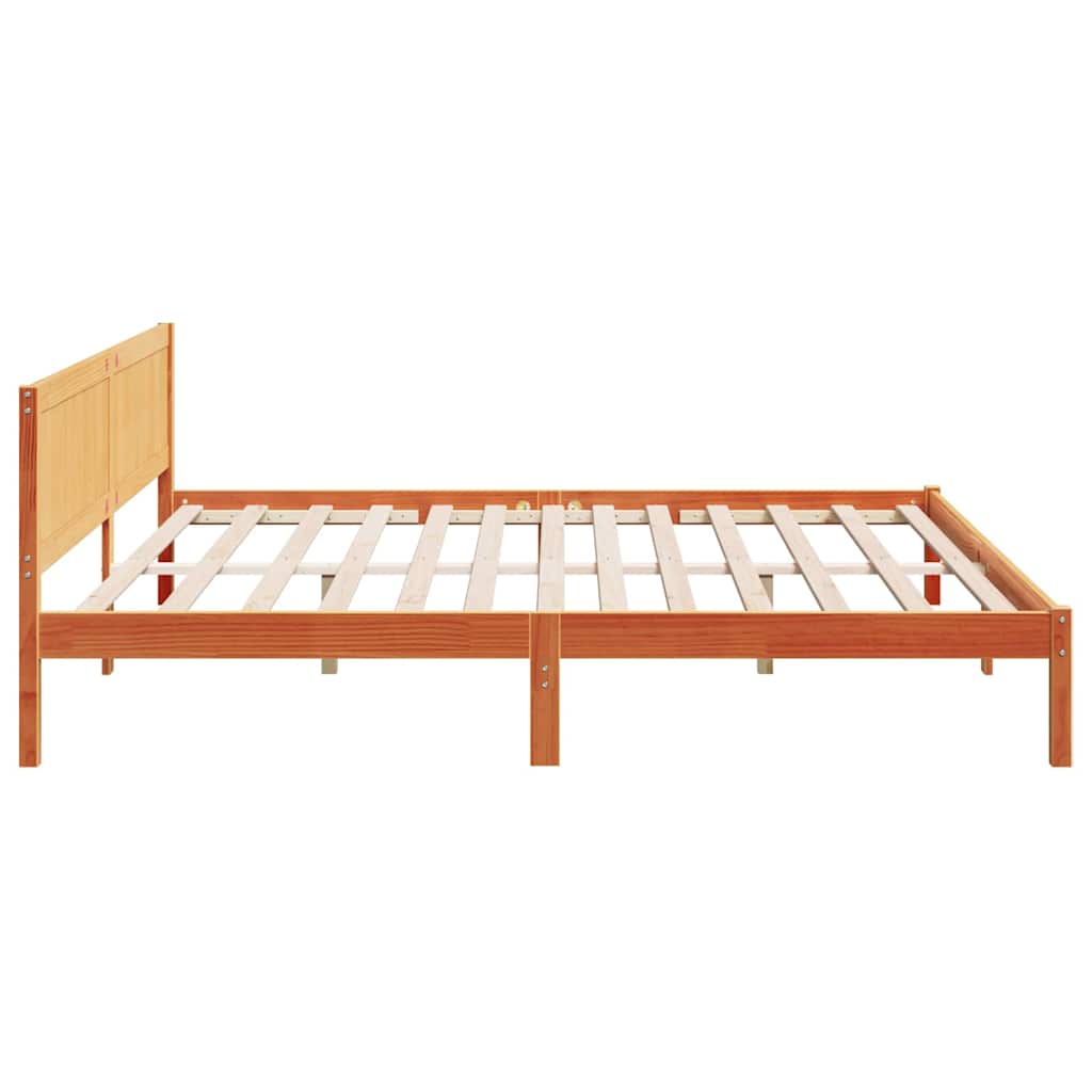 Sengestamme Brun 180 x 200 cm Massivt furutre