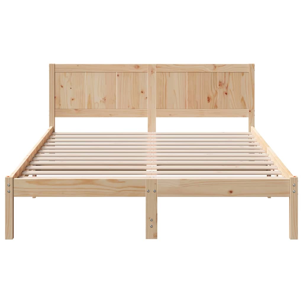 Sengestamme Brun 140 x 200 cm Massivt furutre