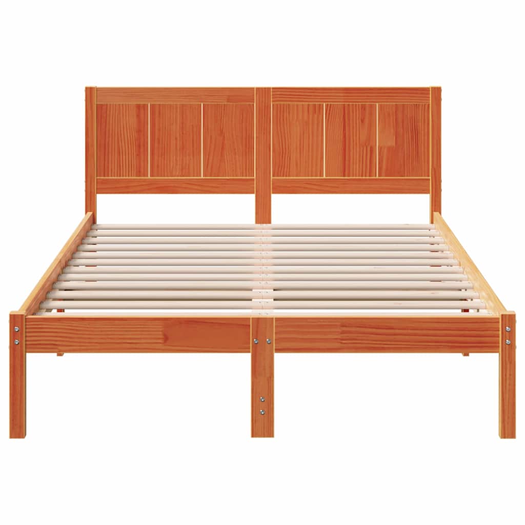 Sengestamme Brun 120 x 190 cm Massivt furutre