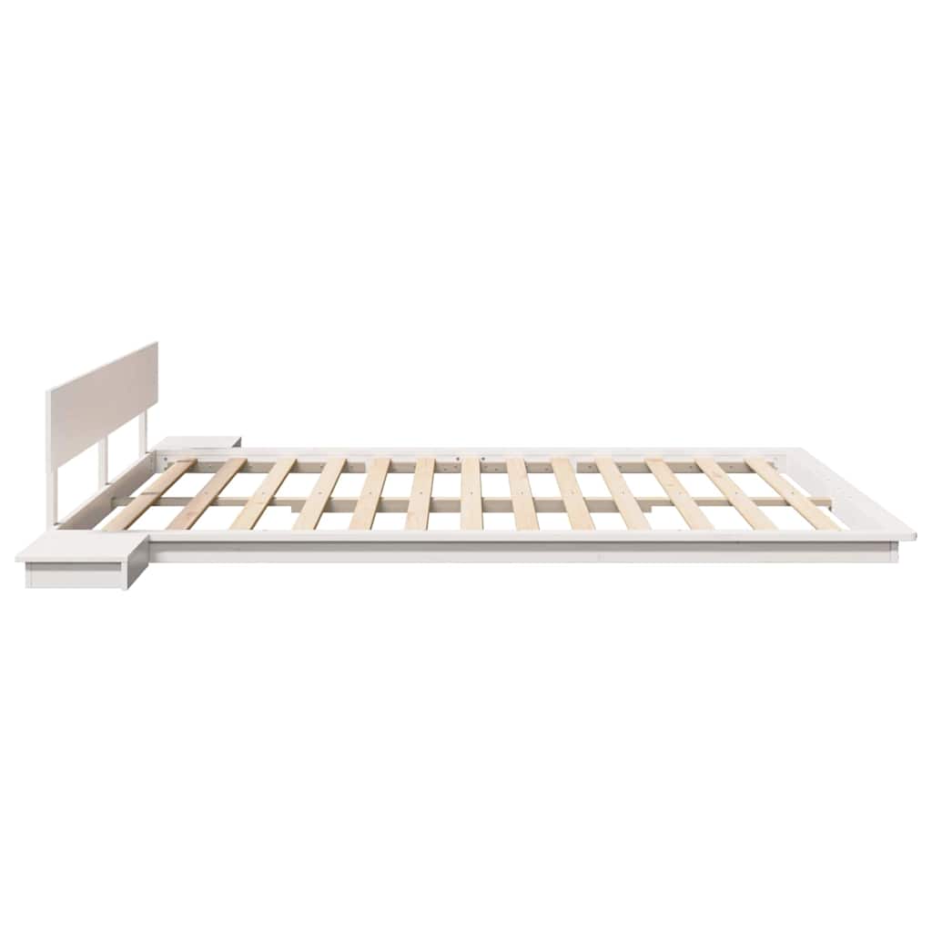 Sengestamme Hvit 200 x 200 cm tre